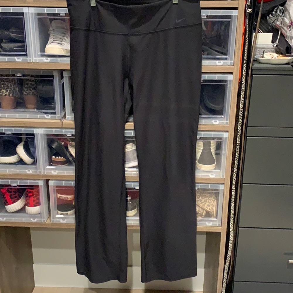Nike dry fit size XL boot cut style black pants